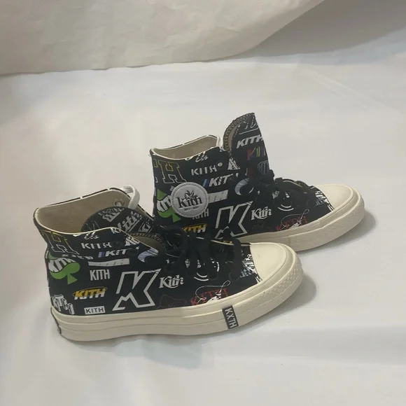 Converse Chuck Taylor All Star 70 Hi Kith 10 Year Anniversary Black Size Women 6 - Picture 4 of 9